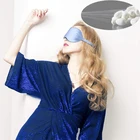 Маска для сна из натурального шелка тутового шелкопряда, повязка на глаза, повязка на глаза, повязка для сна, для путешествий, расслабления, 19 месяцев