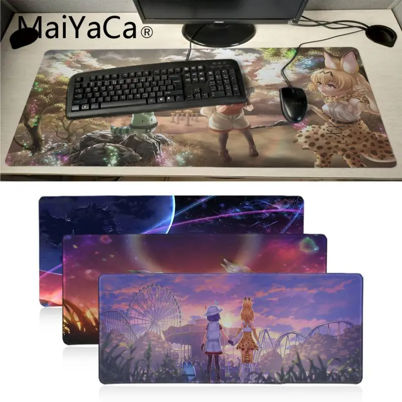 Maiyaca новый дизайн Kemono Friends аниме девушка натуральный каучук игровой коврик для