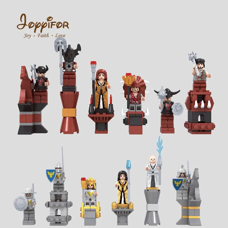Joyifor 1142 шт. серия замок Международная Шахматная модель строительные блоки
