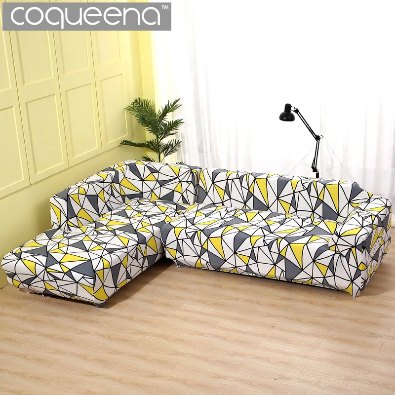 2 шт. Чехлы для углового дивана шезлонг гостиной секционный чехол Универсальный