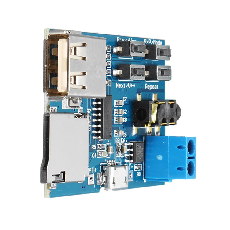 LEORY MP3 декодирующая плата без потерь аудио модуль с усилителем мощности tf карта u