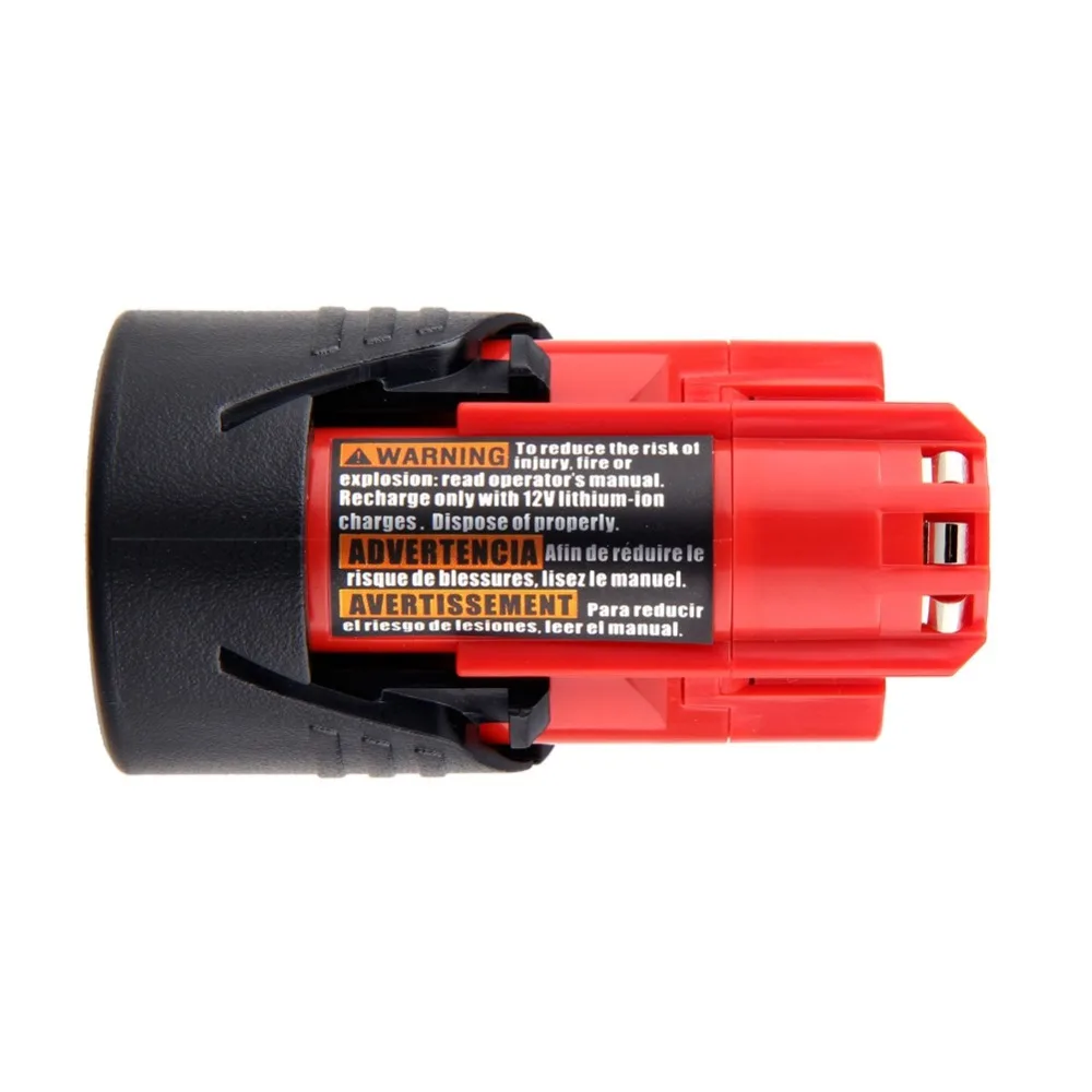 12V 3.0Ah Rechargeable 3000mAh Battery for Milwaukee M12 XC Cordless Tools 48-11-2402 48-11-2411 batteries 48-11-2401 &amp 2000mAh |