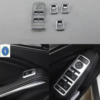yimaautotrims accessories interior door armrest window glass lift button cover trim kit for mercedes benz gla 200 220 x156 2018