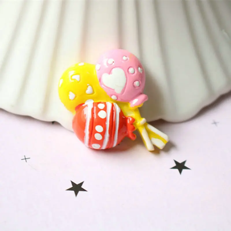 Diy resin accessories Kawaii balloon Charms Pendants diy refrigerator stickers storage box key chain Jewelry Making | Украшения и