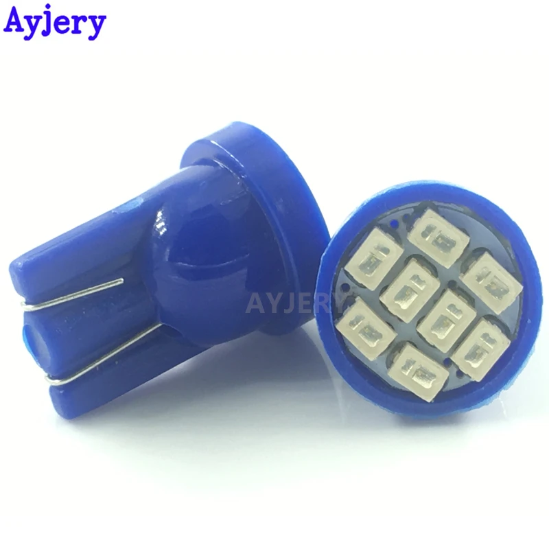 AYJERY 24 В постоянного тока 500 шт. T10 светодиод 194 168 W5w 1206 8 SMD 3020 автомобильный