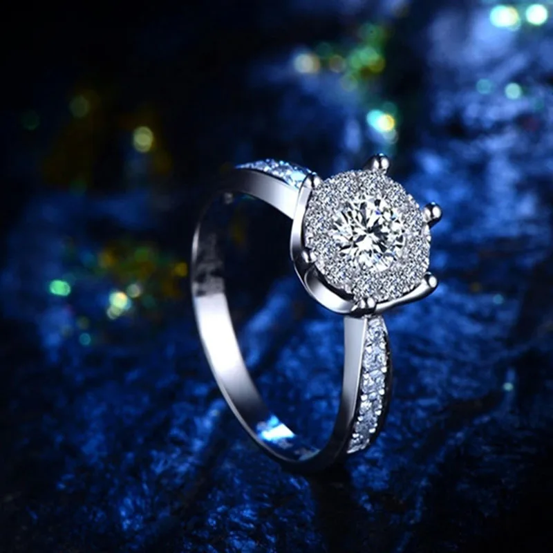 Модные прозрачные элегантные блестящие новые роскошные Свадебные обручальные