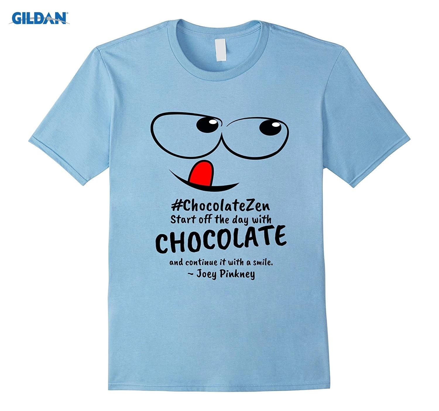 GILDAN # ChocolateZen начать день с шоколадом... Футболка Летняя модная мужская футболка
