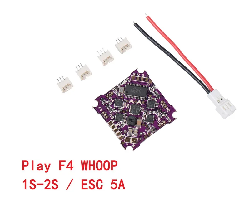 Play F4 whoop Flight Control 1-2S integrated 4 в 1 бесщеточный ESC поддержка DSHOT Oneshot125 Multishot PWM для FPV Drone |
