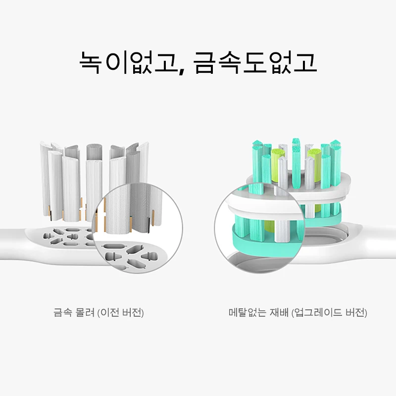 SOOCAS X3/X1 Мини Глубокая очистка сменные головки для зубной щетки FDA