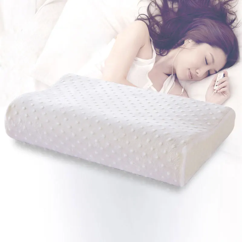 Memory Foam Pillow Ортопедическая подушка с эффектом памяти, 4 размера, латексная подушка для шеи, мягкая подушка из волокна с медленным отскоком, массажер для шейного отдела, забота о здоровье - Цвет: Memory Foam Pillow