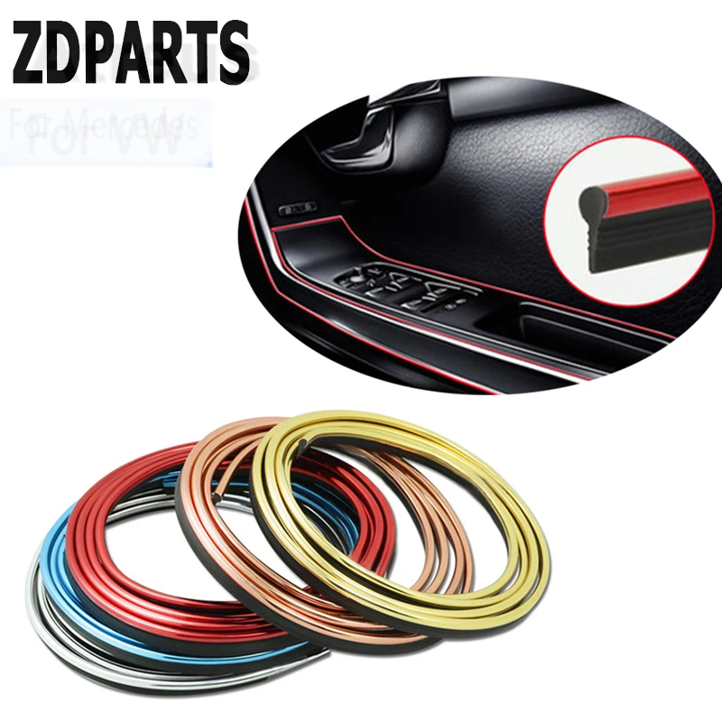 ZDPARTS 3 м декоративная внутренняя отделка автомобиля наклейка для BMW E46 E39 E60 E90 E36 F30
