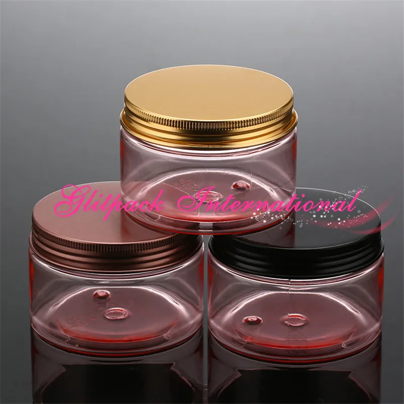 Роза косметические золотые кисточки jar 120 ml 120g баночка с крышкой 4 oz пэт банку для крема Фламинго банку широкий розовый рот прямые, округлые тела банка для масла