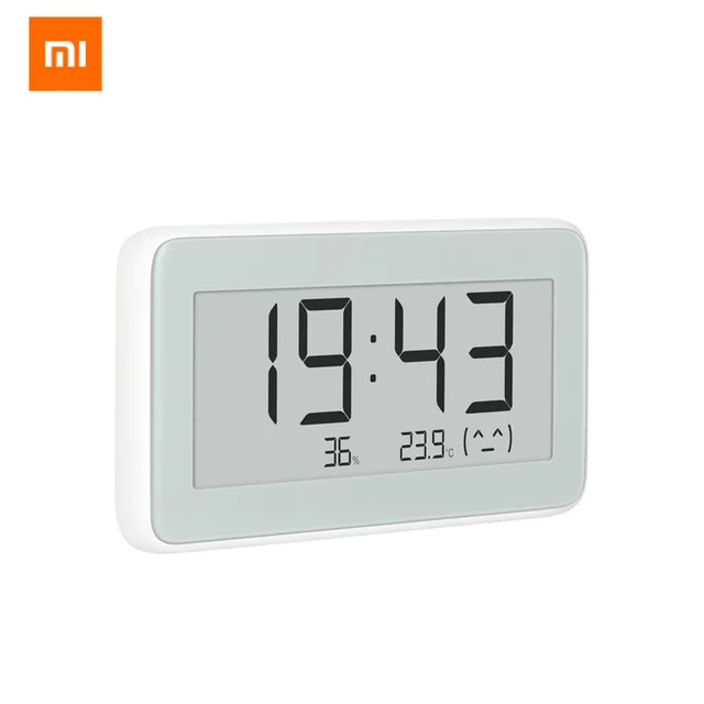 Xiaomi Mijia BT4.0 Беспроводной смарт-электрический цифровой часы с гигрометром термометр ЖК-дисплей Температура измерительные инструменты для дома и улицы