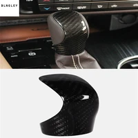 1pc car sticker abs carbon fiber grain gear lever decoration cover for 2014 2018 lexus nx200 300 es200 250 rx300 450hi