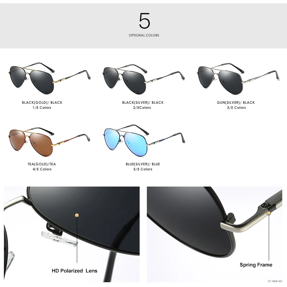 RBEWTP мужские и женские классические солнцезащитные очки в оправе из сплава с