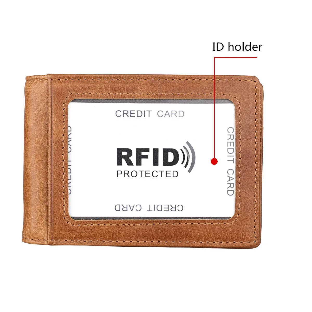 Кевин Юн Модные Винтажные RFID мужские кошельки из натуральной кожи тонкие мужские Зажимы для денег