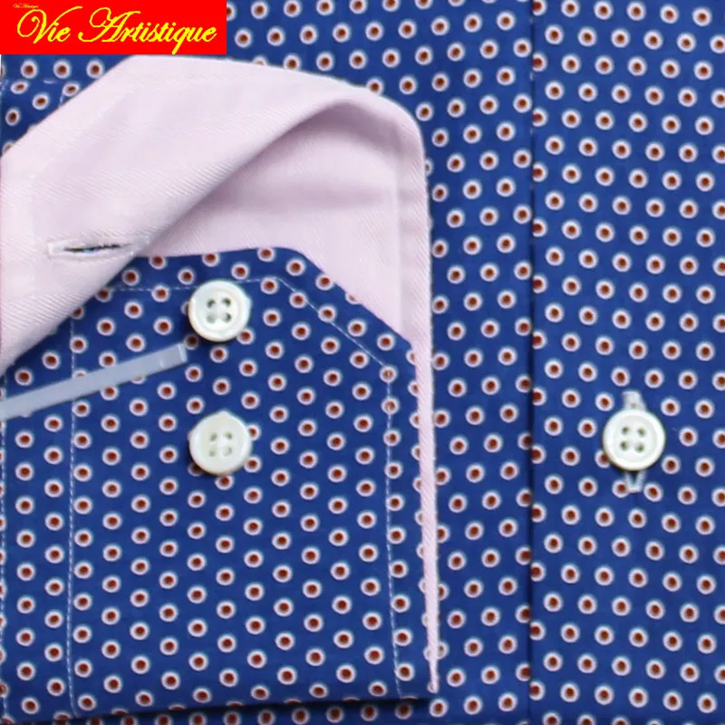 На заказ сделанное на мужское Хлопковое платье с цветочным принтом рубашки