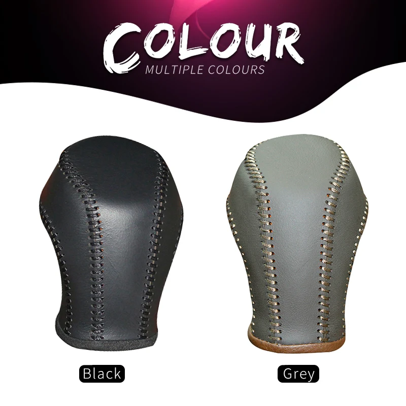 LS АВТО черный натуральная кожа наппа ручка переключения передач крышка для Buick