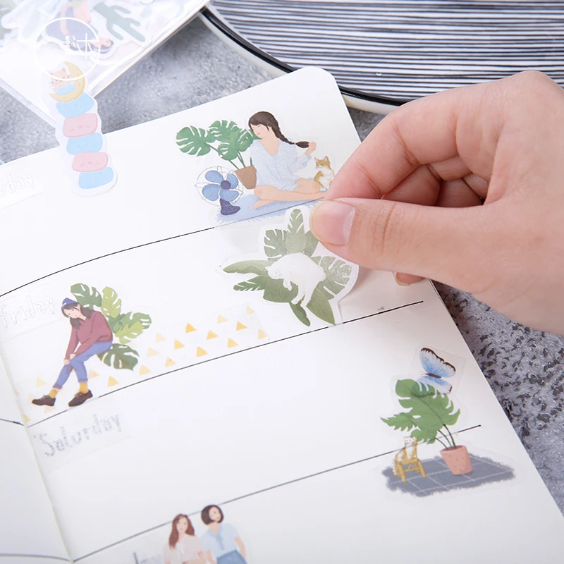 40 шт веб-текст серии фотоальбом Васи бумажный стикер скрапбук Стикеры для