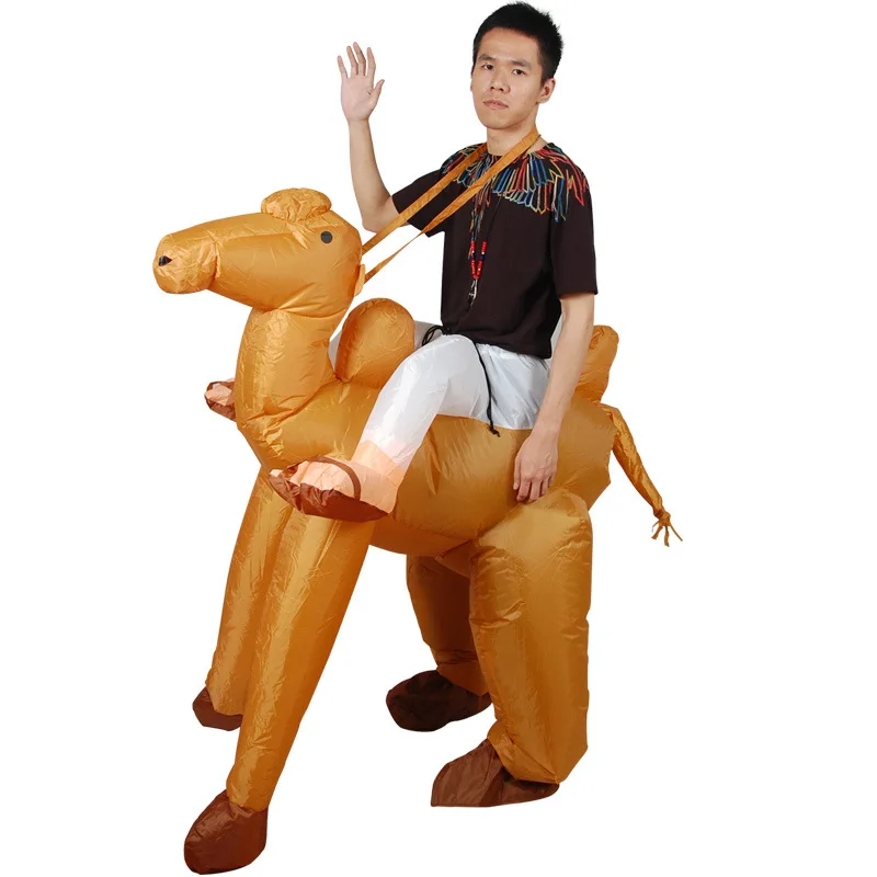 Inflatable Camel Shape Festival Costumes Cartoon Animal Riding Air Mould Halloween Christmas Adults Toys | Игрушки и хобби