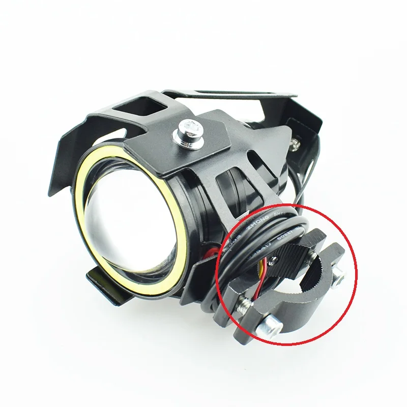 Мото rcycle рабочие огни moto 12 v 125 w U7 подсветка глаза ангела led дополнительная