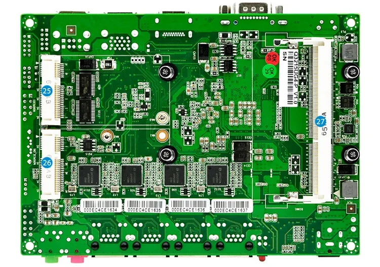 Мини-ПК 4 Lan безопасности шлюза устройства поддержка AES-NI как межсетевой экран LAN или WAN маршрутизатор x86 микро компьютер
