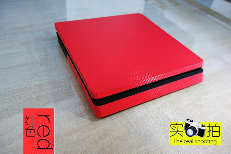 Чехол-наклейка из углеродного волокна HOTHINK 5 видов цветов защитная пленка для PS4