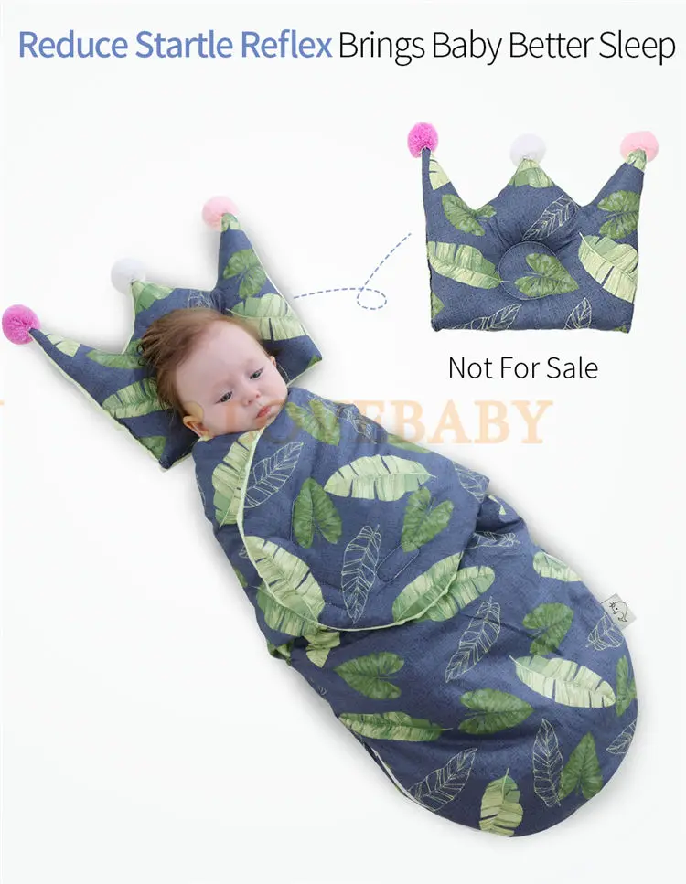 Iiilovebaby теплый детский конверт для сна для новорожденных мягкий хлопок теплый плед зима мультфильм одеяло для детей спальный мешок ребенка