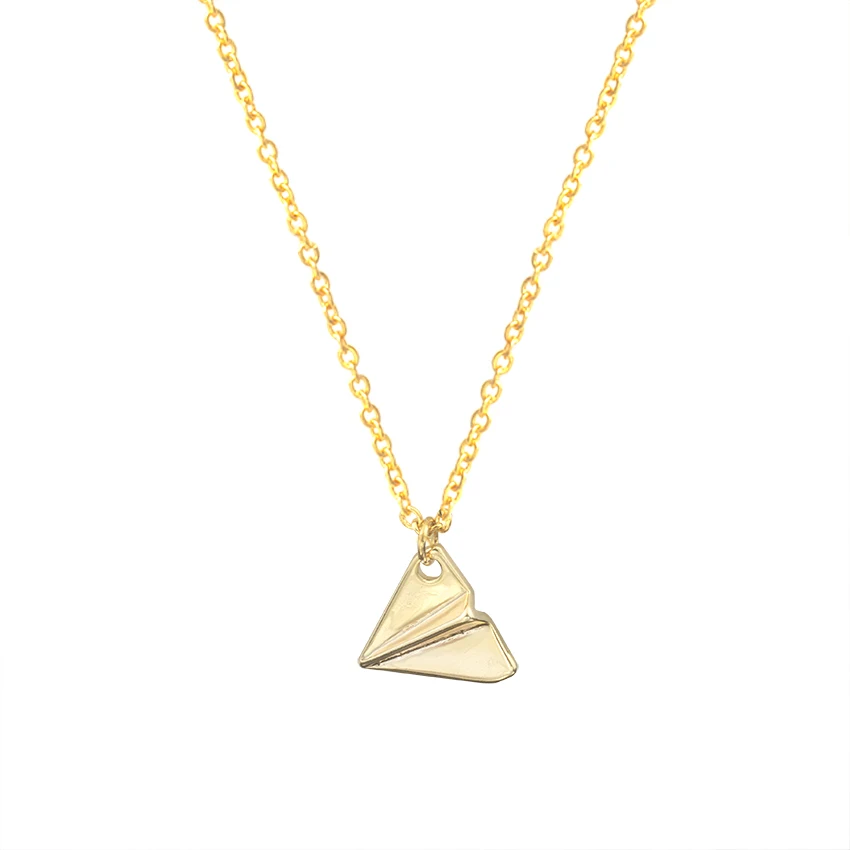 Великолепная сказка современные ювелирные изделия Vintage Collier Femme бумажный самолет
