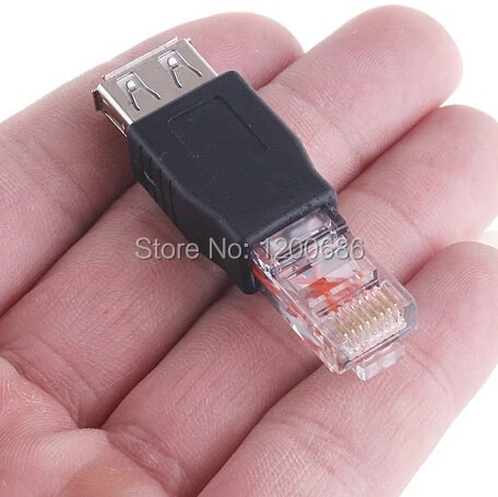 Переходник с гнезда USB на штекер RJ45|usb male female connector|usb connectorusb rj45 connector |