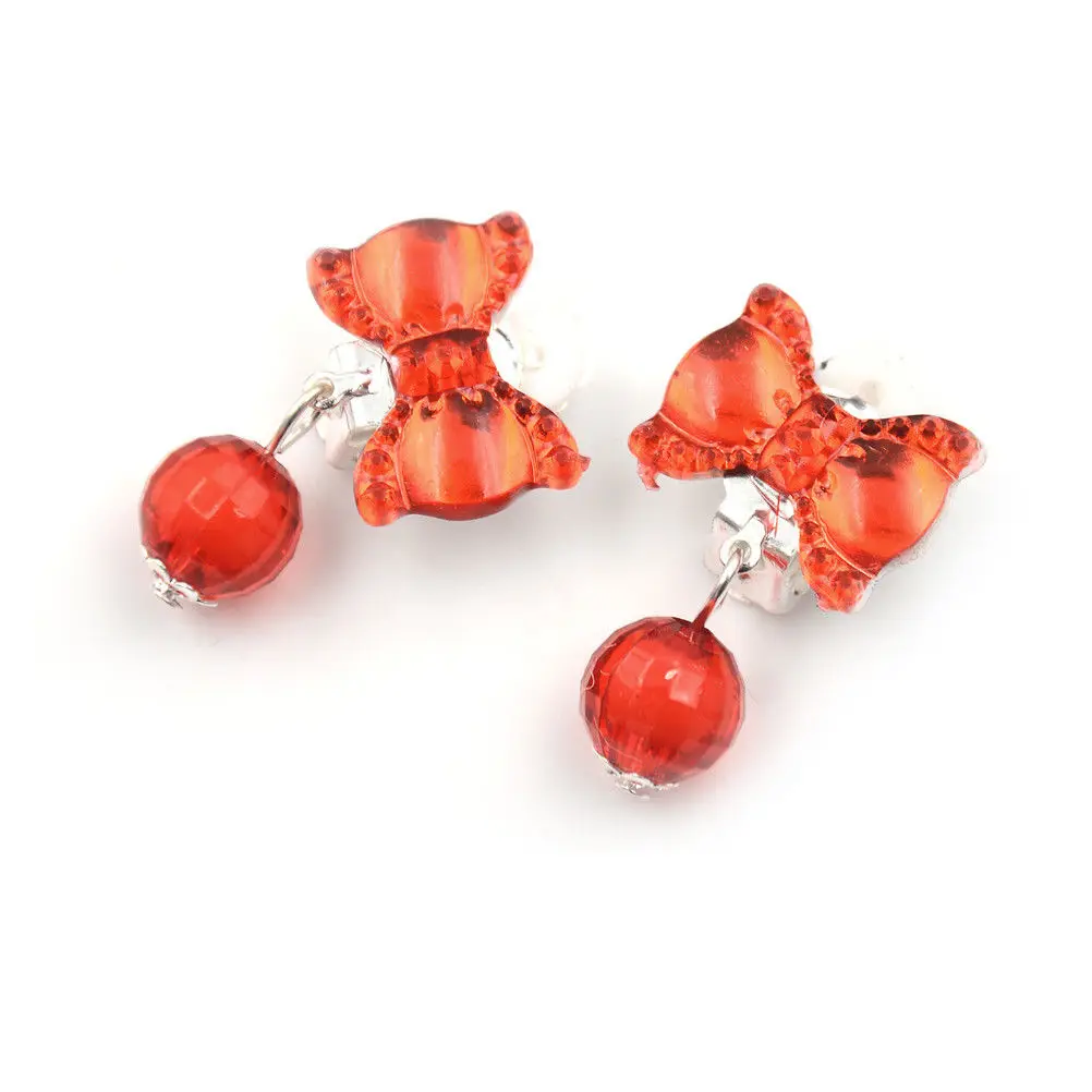 7 пар Микс в коробке милая детская заколка для девушек детские серьги клипсы ушей