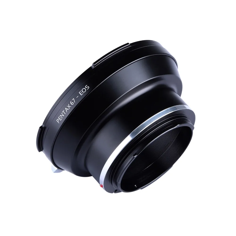 K & F CONCEPT кольцо адаптер для крепления объектива камеры Pentax 67 корпуса Canon EOS