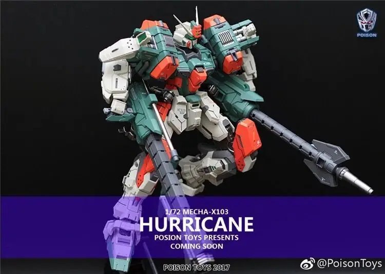 1/72 Moshow Poison Toys Mecha-X103 HURRICANE FINISHED Action Figure Cheap Shipping Fee | Игрушки и хобби