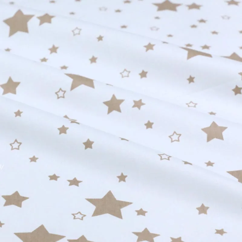 100% хлопок скандинавский стиль ветер верблюжья звезда шеврон саржевая ткань