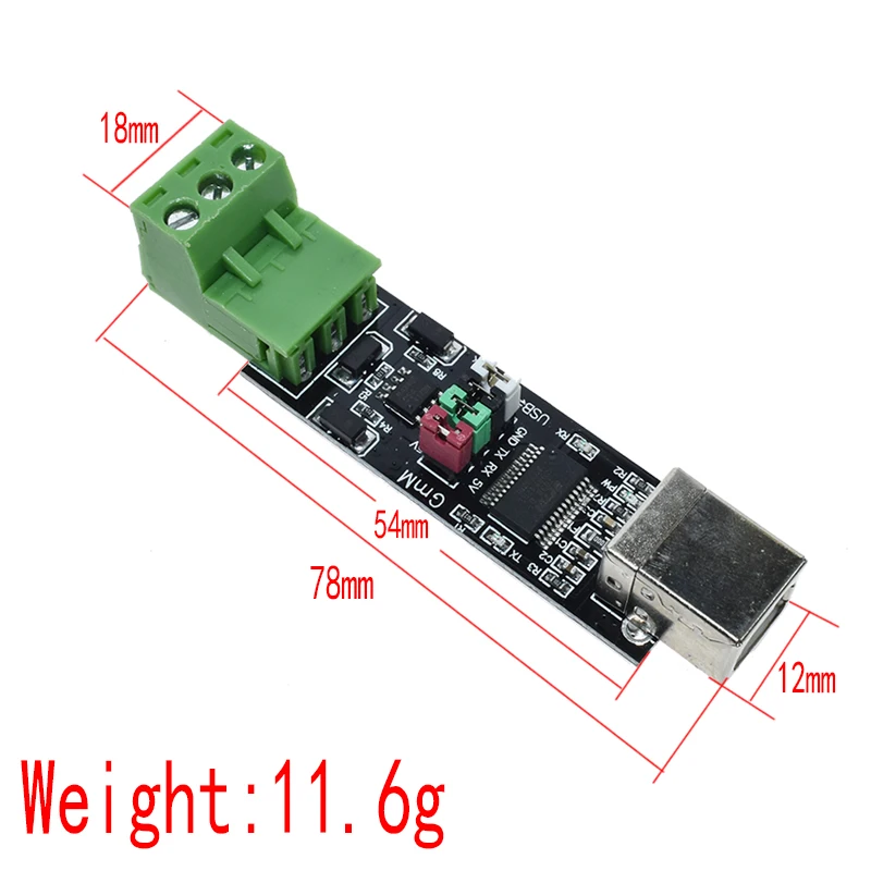 WAVGAT USB 2,0 к ttl RS485 последовательный конвертер адаптер FTDI модуль FT232RL SN75176 двойная функция для защиты Лидер продаж