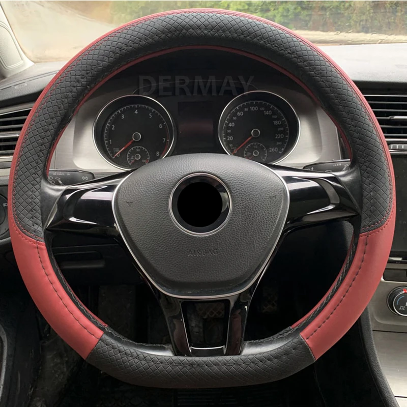 Кожаная искусственная кожа DERMAY D образной формы для VW Golf 7 Bettle 2008 2020 Scirocco Jetta Tiguan 2016