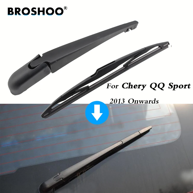 BROSHOO Car Rear Wiper Blades Back Windscreen Arm For Chery QQ Sport Hatchback(2013 Onwards) 305mm Auto Accessorie Styling | Автомобили и