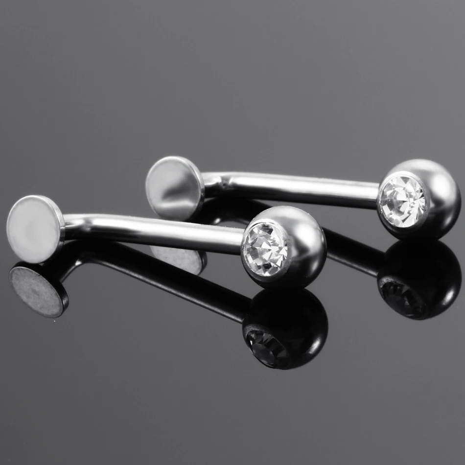 Титановая изогнутая штанга для пирсинга влагалища 10 шт./лот G23|jewelry 14k|jewelry tvjewelry set