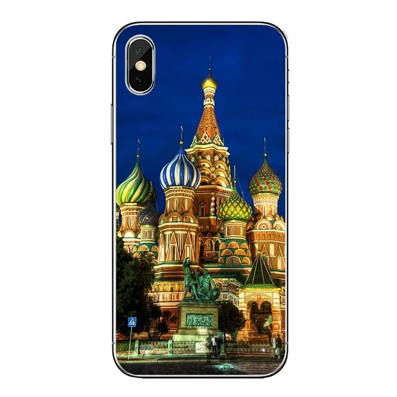 Soft Transparent Shell Covers City hdr Moscow Russia Kremlin For Motorola Moto X4 E4 E5 G5 G5S G6 Z Z3 G3 C Play Plus |