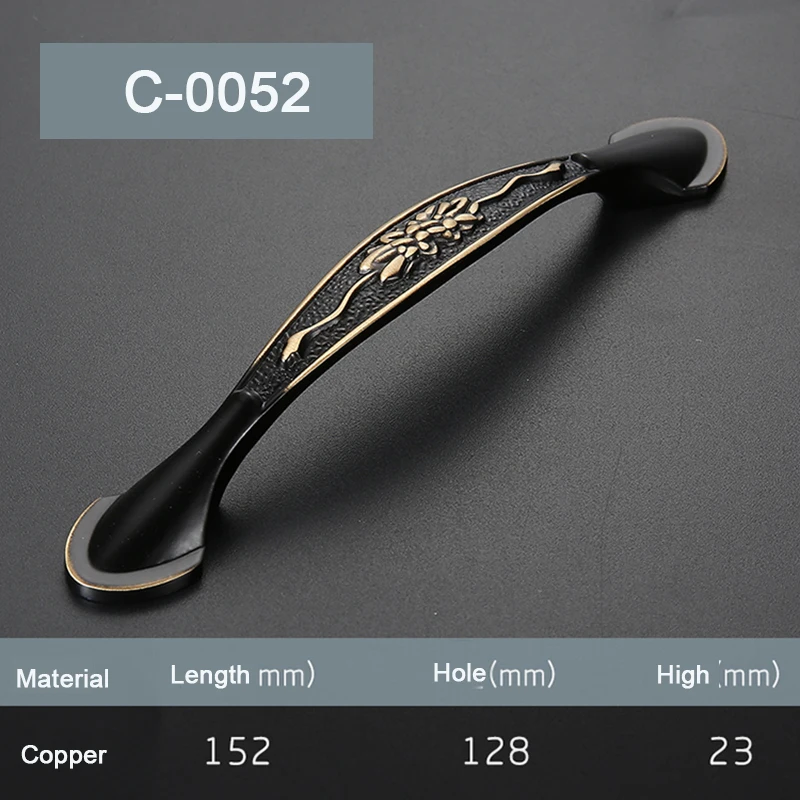 2018 Новый античная латунь шкаф ретро металл Кухня ящика Кабинет Потяните ручку