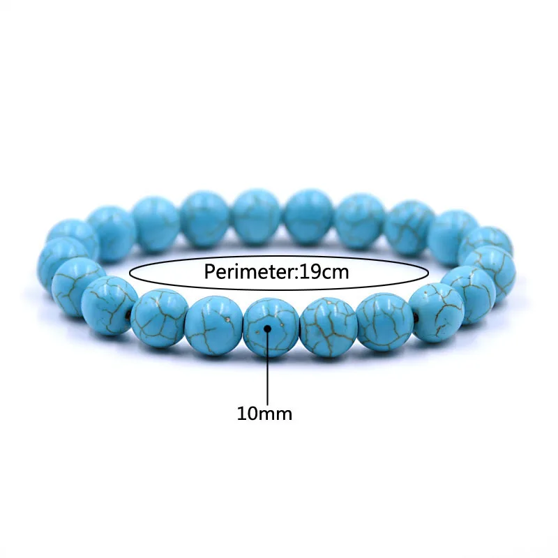 Лидер продаж модные украшения 10 мм натуральный белый окаменелая Лава украшенный