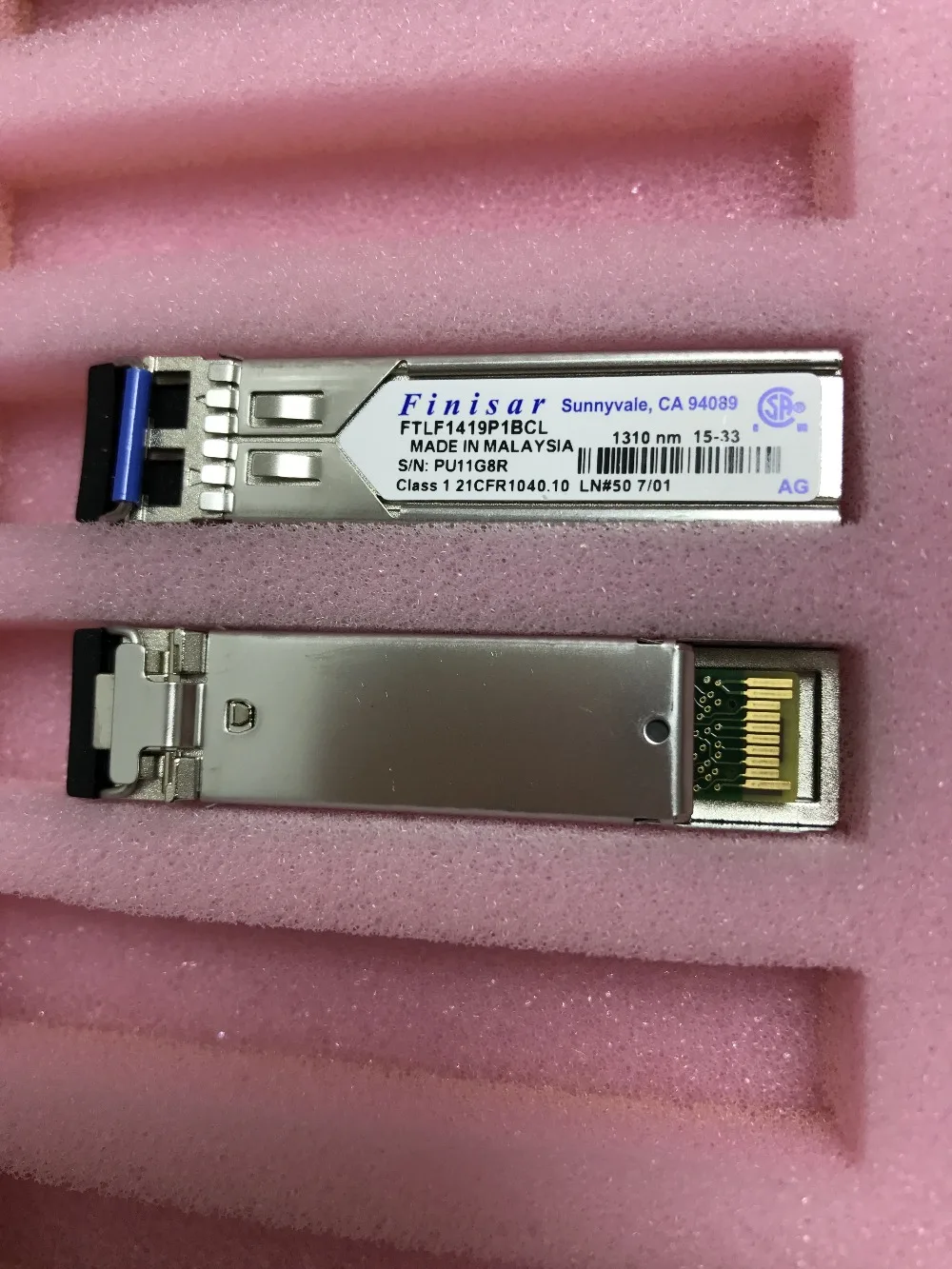

Finisar FTLF1419P1BCL, SFP, 1,25G-1310nm-40km