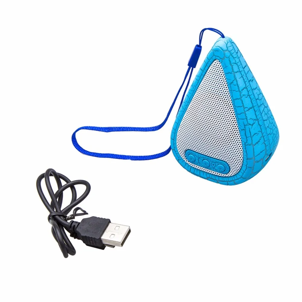 Mini Portable Water Droplet Shape Wireless 7 Colors Crack Bluetooth Speaker Hands-free FM Radio Music Player For Mobile Phone |