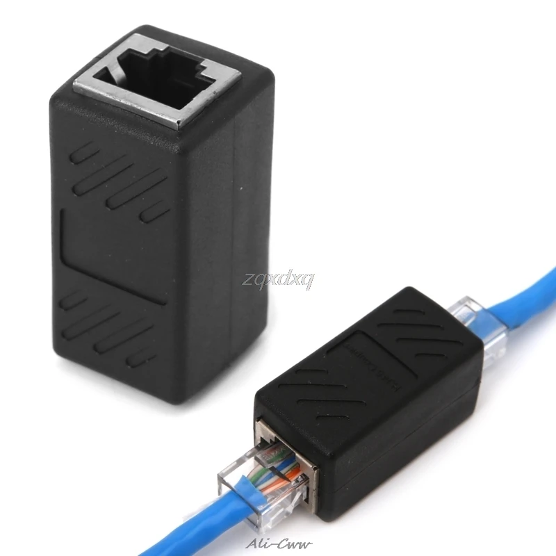 RJ45 Женский сетевой Ethernet LAN разъем переходник адаптер AUG_26 Прямая поставка|Сетевые