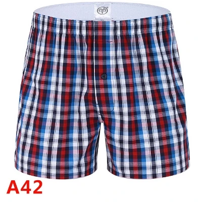 Toivotukasia, короткие, мужские,, полный хлопок, Sous Vete, мужские, t Homme, Cueca, боксеры, Masculina, мужские, Cuecas, мужские трусы, штаны со стрелками - Цвет: A42