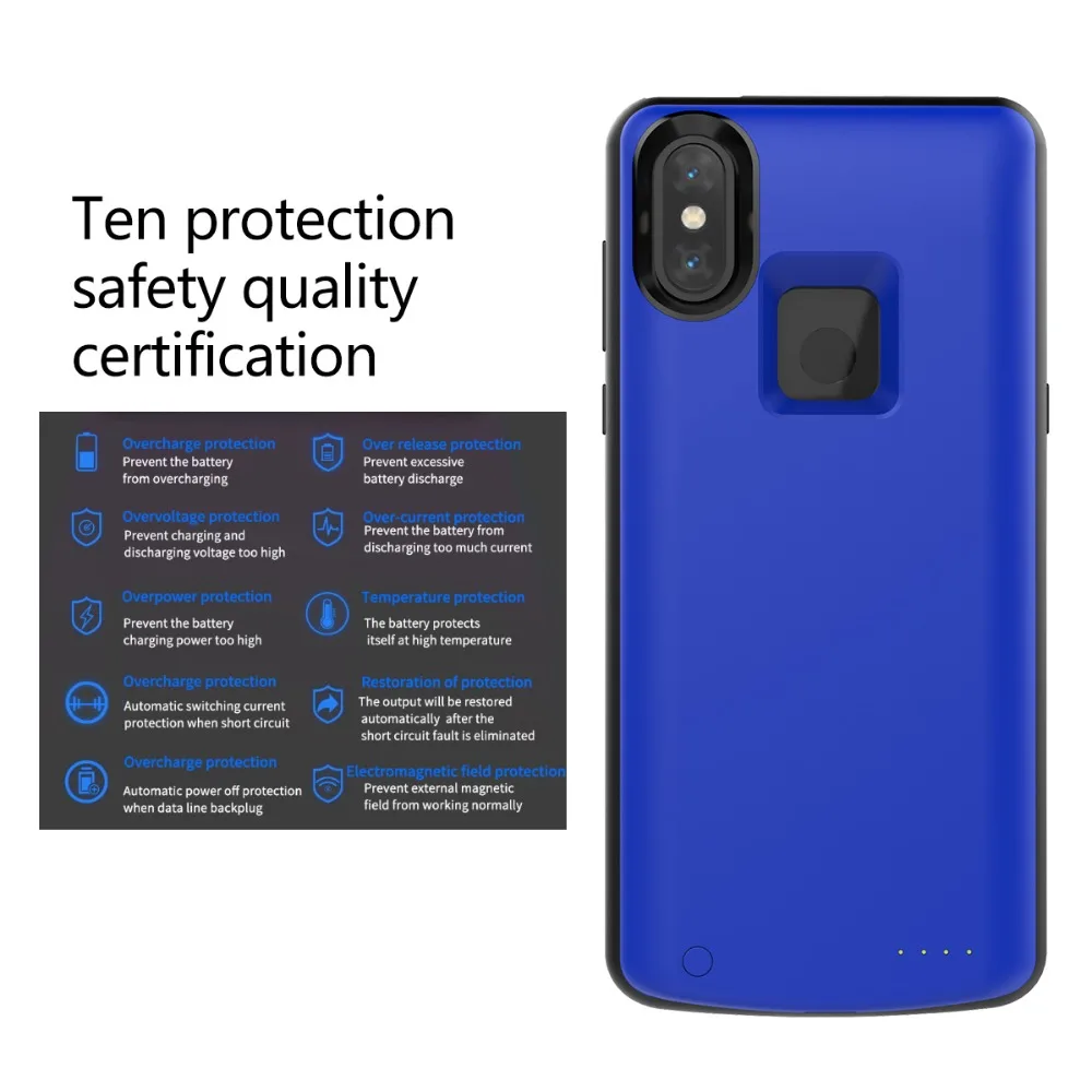 Внешний аккумулятор 6500 мАч чехол для зарядного устройства Xiaomi Mi Mix 3 внешнего