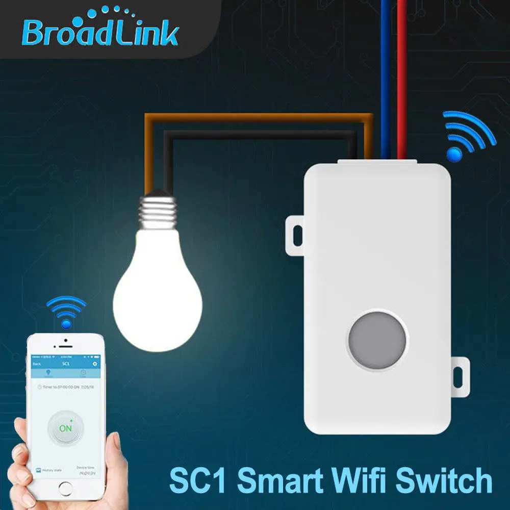 Broadlink 3/5 шт. SC1 умный WiFi переключатель, прерыватель Domotica DIY таймер для Alexa Google Home приложение дистанционного управления Автоматизация