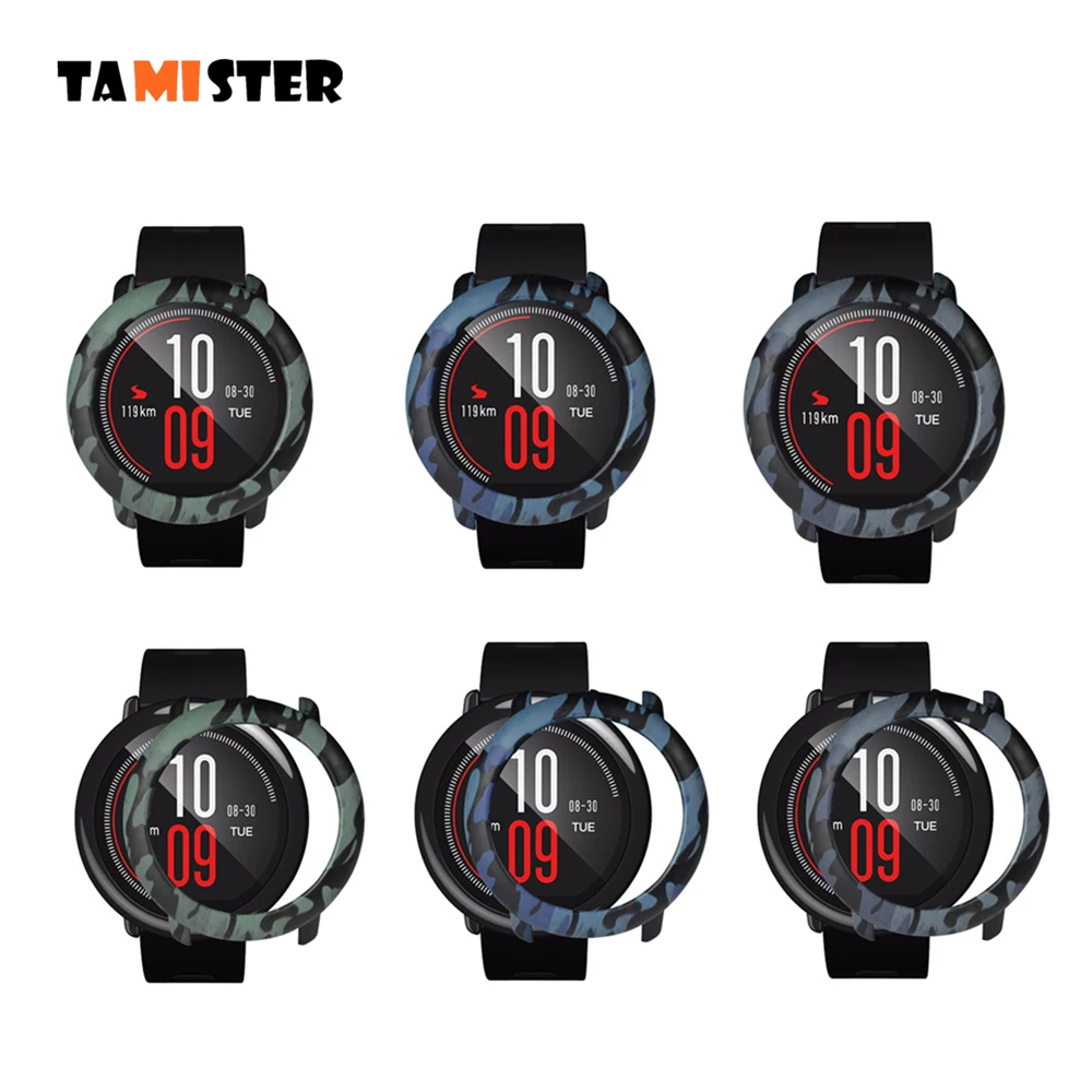 

TAMISTER Protective Case Cover For Xiaomi Amazfit Pace Watch Band Frame Colorful Hard PC Shell For Huami Amazfit Accessories