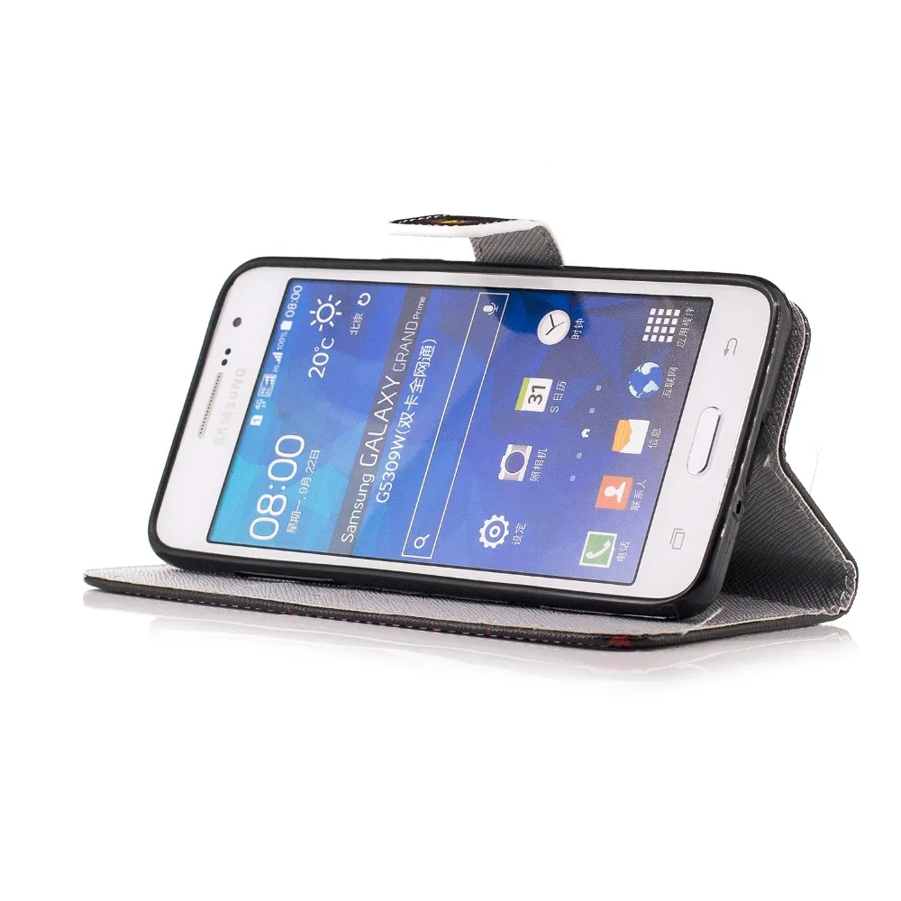 Кожаный чехол-бумажник чехол для samsung Galaxy J1 J3 J5 J7 J7 Neo A3 A5 J2 Grand Core Prime S3 S4 S5 S6 S7 край S8 крышка