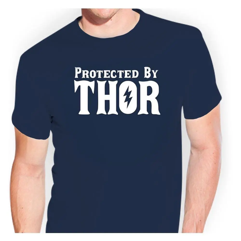 Защищены футболка с надписью Thor Стикеры наклейка бомбой|Мужские футболки| |